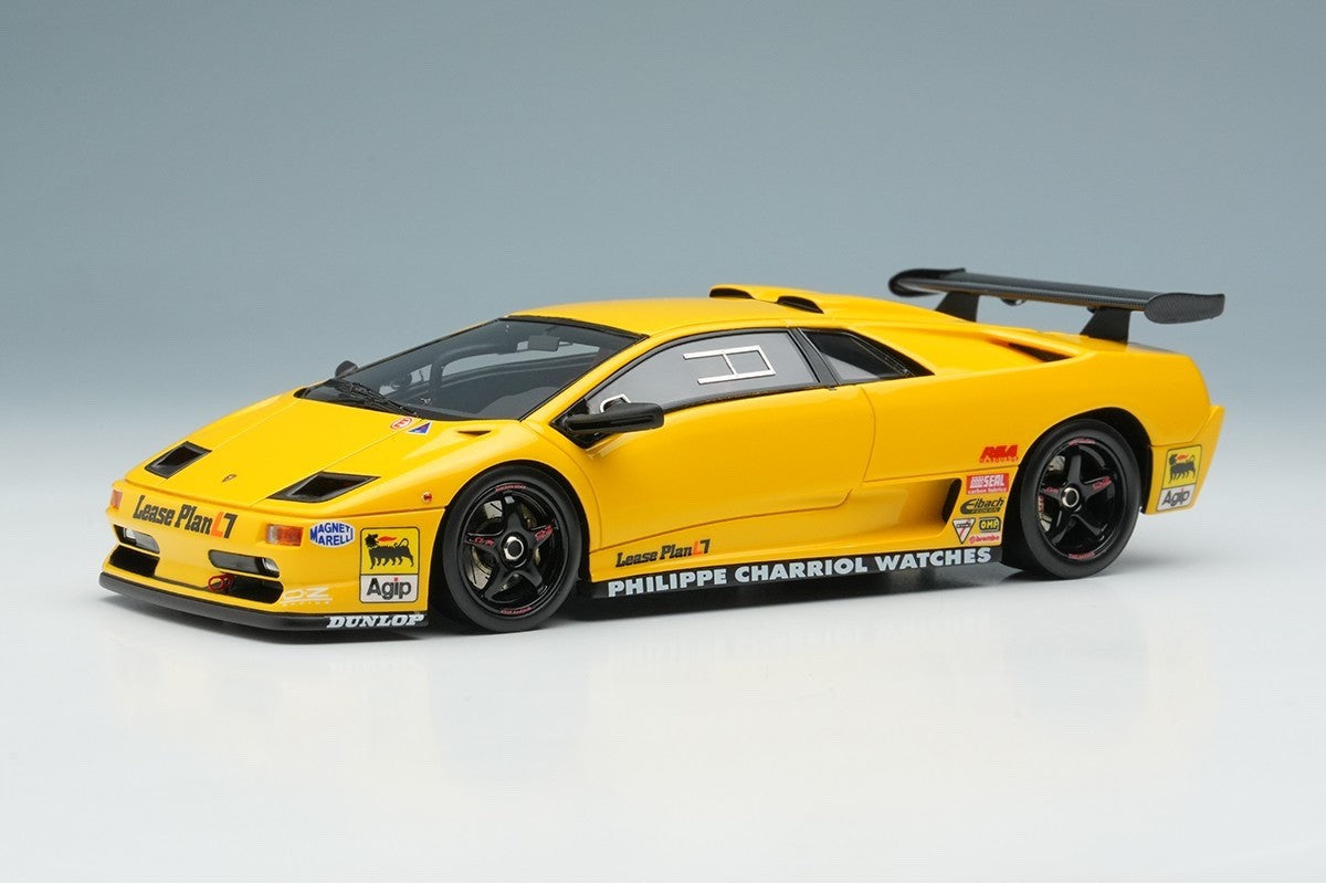 Make Up EIDOLON EM785C 1/43 Lamborghini Diablo SVR Yellow Black Wheels