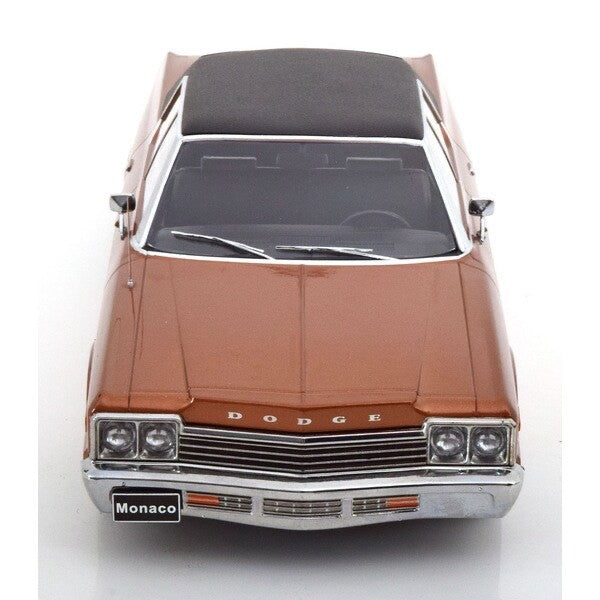 KK Scale KKDC181123 1/18 Dodge Monaco 1974 Vinyl Roof Brown/Black Diecast