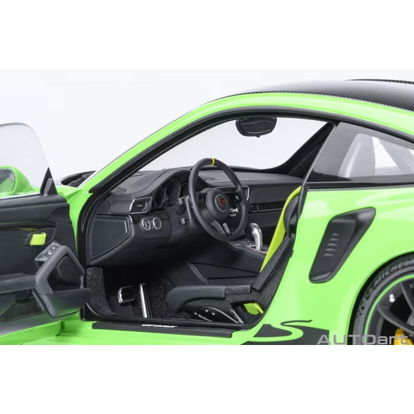 AUTOart 78179 1/18 Porsche 911 991.2 GT3 RS Weissach Green Diecast