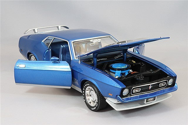 American Muscle KS-AMM1335 1/18 Ford Mustang Mach 1 1971 Blue Diecast