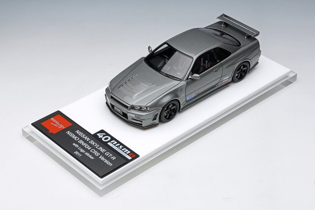 EIDOLON EM422A 1/43 Nissan Skyline GT-R NISMO BNR34 CRS Version 2011 Dark Metal