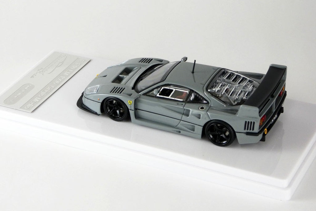 Tecno Model TM43-67E 1/43 Ferrari F40 LM Press 1996 Middle Gray Black Resin