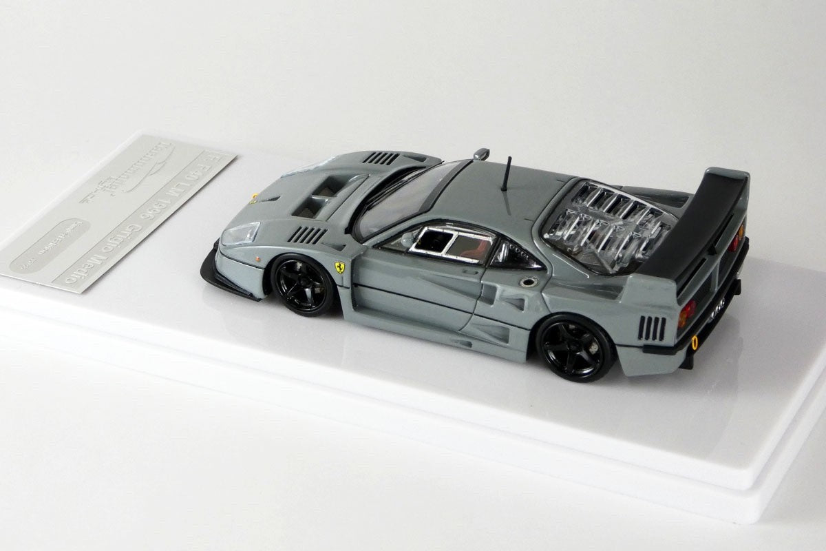 Tecno Model TM43-67E 1/43 Ferrari F40 LM Press 1996 Middle Gray Black Resin