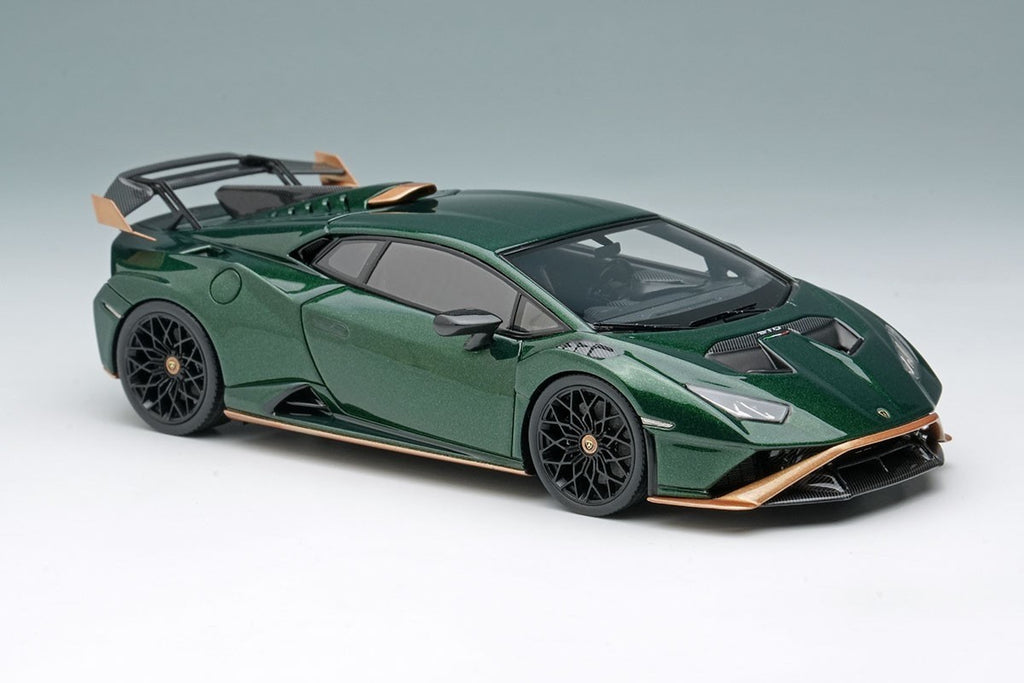 Make Up EIDOLON EM737D 1/43 Lamborghini Huracan STO 2021 Verde Hydra/Gold