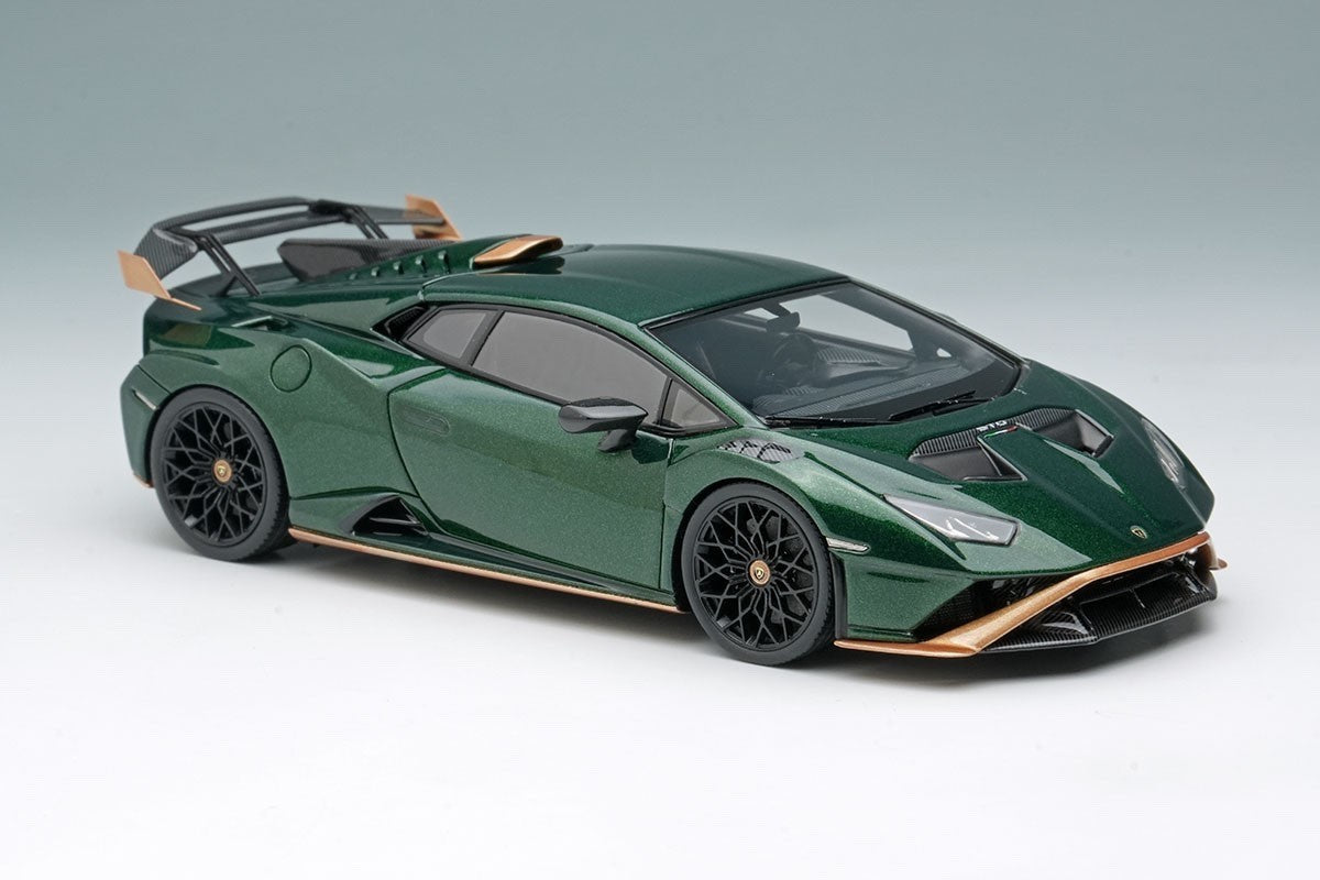 Make Up EIDOLON EM737D 1/43 Lamborghini Huracan STO 2021 Verde Hydra/Gold