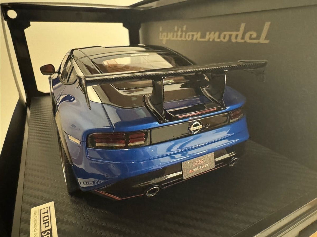 Ignition Model IG3386 1/18 Top Secret Fairlady Z RZ34 Blue Metallic
