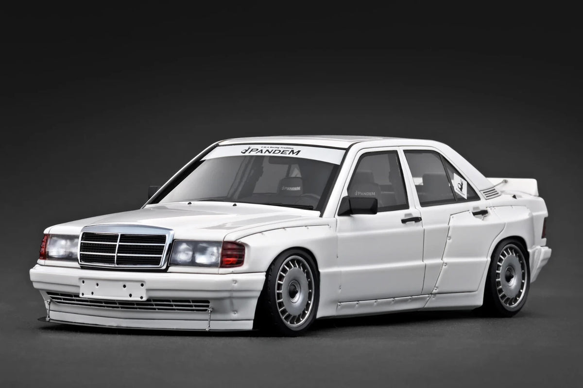 Ignition Model IG3774 1/18 PANDEM Mercedes-Benz 190 White Resin Car