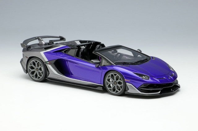 EIDOLON EM669C 1/43 Lamborghini Aventador SVJ Roadster  2020 Viola Hestia Lmited