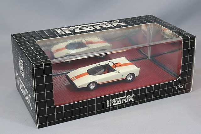 Matrix MX50102181 1/43 Alfa Romeo 33 Spider Cuneo Pininfarina 1971 White Resin