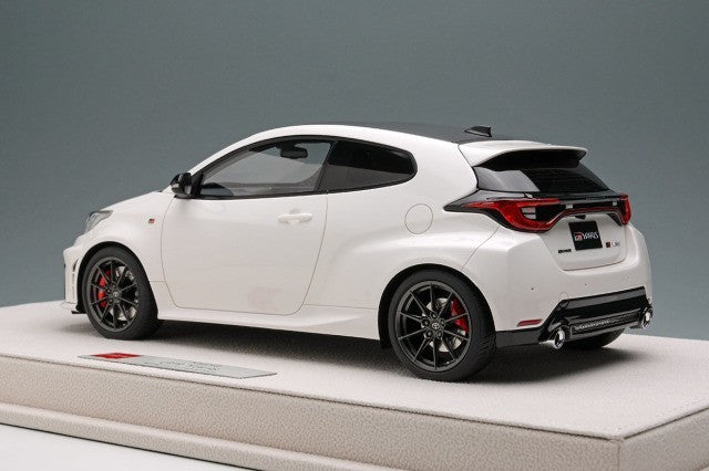 EIDOLON EML182B 1/18 Toyota GR Yaris RZ 2024 Platinum White Resin