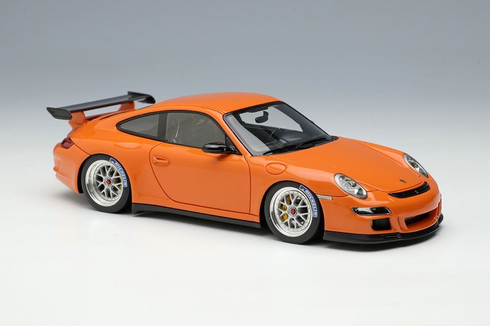 EIDOLON EM710D 1/43 Porsche 911 997 GT3 RS BBS Cup Wheel Orange Limited 60pcs