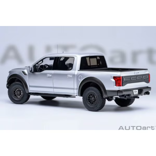 AUTOart 72950 1/18 Ford F-150 Raptor SuperCrew 2019 Silver Diecast