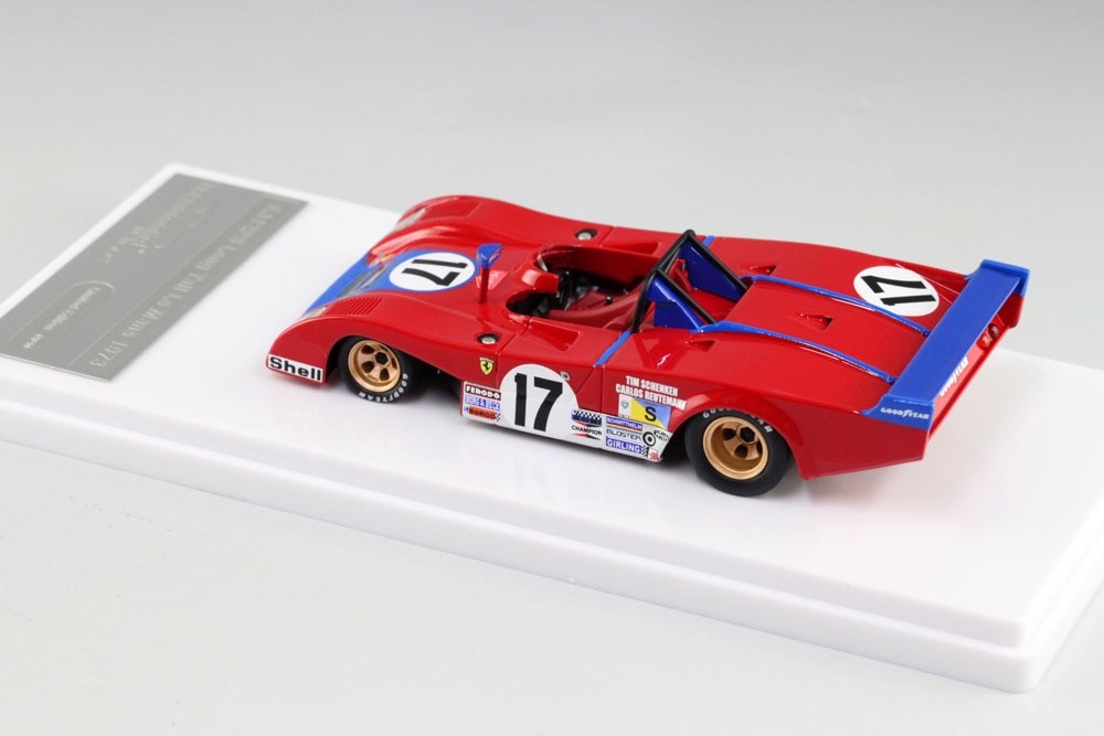 Tecno Model TM43-04C 1/43 Ferrari 312 PB #17 Le Mans 1973 Reutemann Schenken