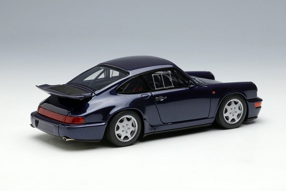 Make Up VISION VM164E 1/43 Porsche 911 Carrera 4 Lightweight Midnight Blue 1990