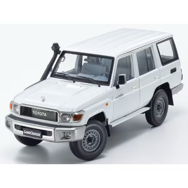 KYOSHO AL870103 1/18 Toyota Land Cruiser 76 (2017) White Die-Cast Model Car