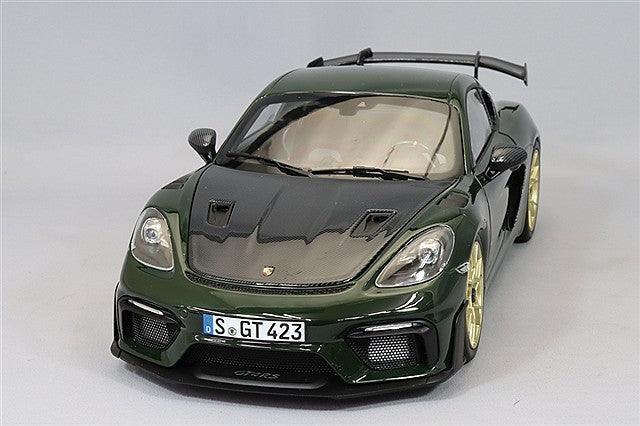 Norev NO187250 1/18 Porsche Cayman GT4 RS 2023 Green Die-cast