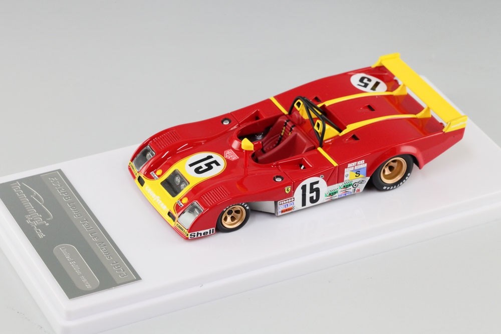 Tecno Model TM43-04A 1/43 Ferrari 312 PB #15 Le Mans 1973 Ickx Redman Resin
