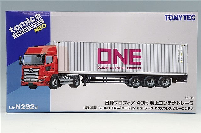 Tomica Limited Vintage NEO LVN292d 1/64 Hino Profia ONE Trailer