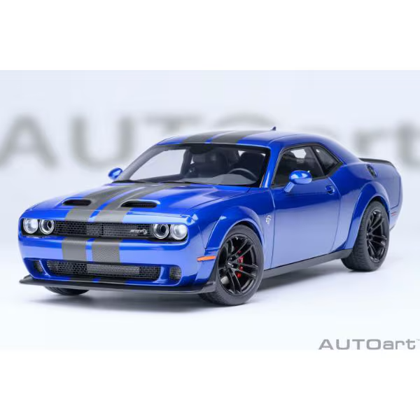 AUTOart 71763 1/18 Dodge Challenger SRT Jailbreak 2022 Blue Diecast