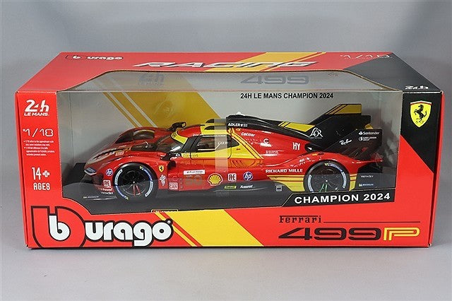 Bburago K18-16303R 1/18 Ferrari 499P #50 Winner 24h Le Mans 2024 Red Diecast