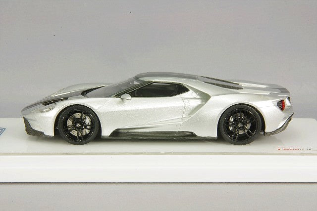 TSM TSM164342 1/43 Ford GT 2015 Chicago Auto Show Silver Resin