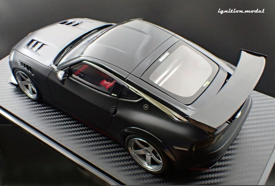 Ignition Model IG3384 1/18 Top Secret Fairlady Z RZ34 Matte Black