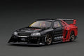 Ignition IG2850 1/43 Nissan LB-ER34 SuperSil Skyline Advan Black/Red