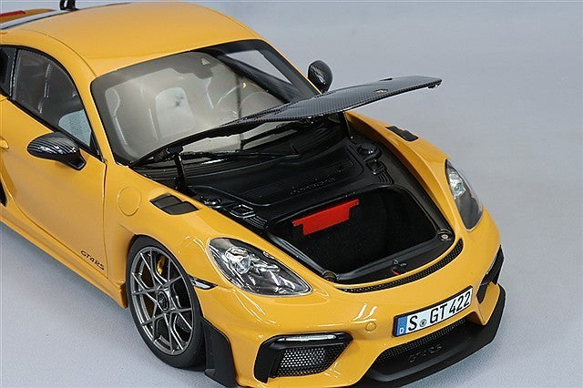 Norev NO187252 1/18 Porsche Cayman GT4 RS 2023 Yellow Die-cast