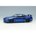 Make Up Eidolon EM436B 1/43 Nissan Skyline GT-R BNR34 NISMO R-tune Bayside Blue