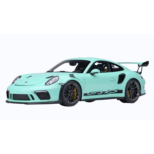 AUTOart 78181 1/18 Porsche 911 991.2 GT3 RS Mint Green Diecast