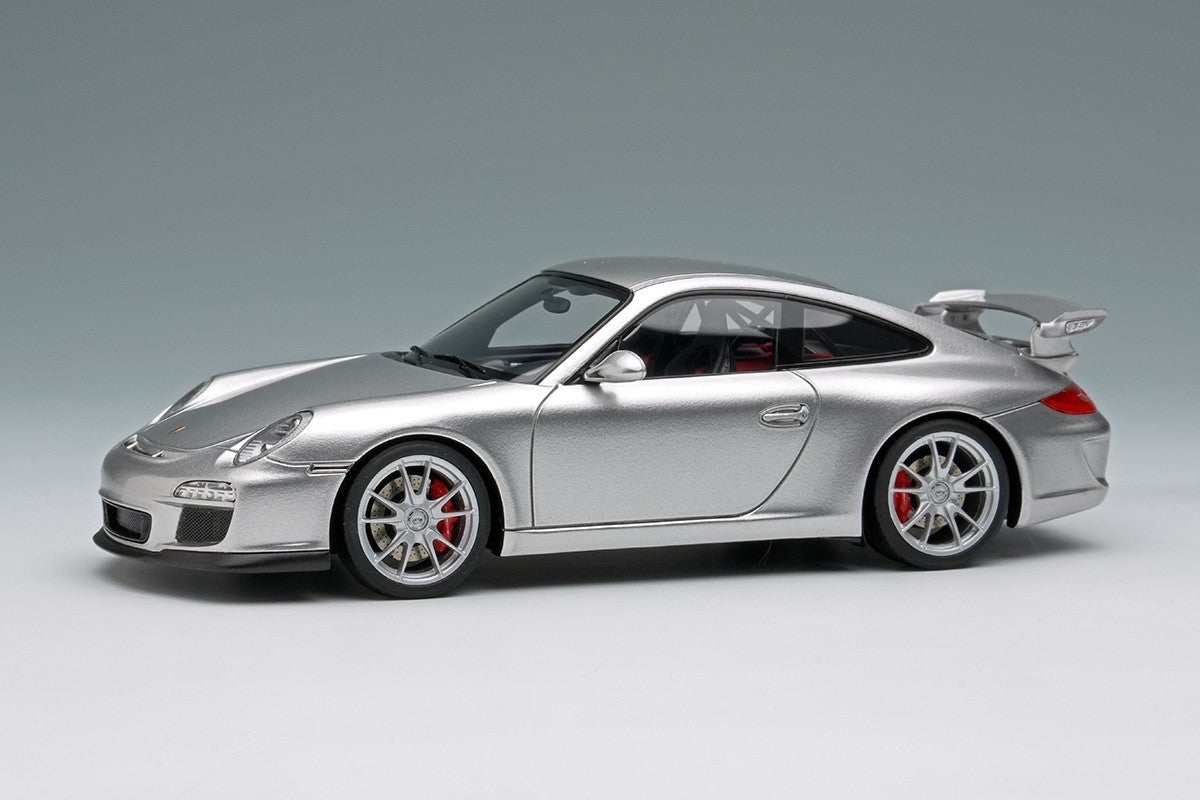 Make Up EIDOLON EM721E 1/43 Porsche 911 997.2 GT3 Club Sport 2010 GT Silver