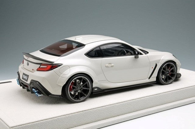 EIDOLON EML120B 1/18 TOM'S GR86 Wide Body 2022 Crystal White Pearl
