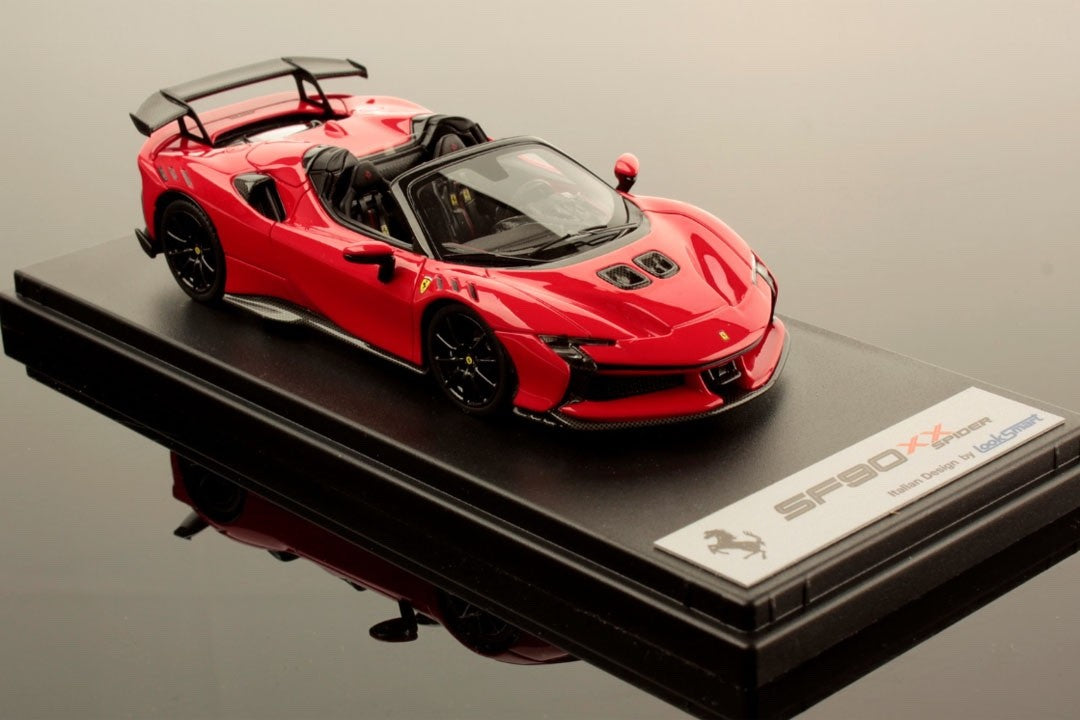 Looksmart LS552B 1/43 Ferrari SF90 XX Spider 2023 Rosso Corsa Red Resin