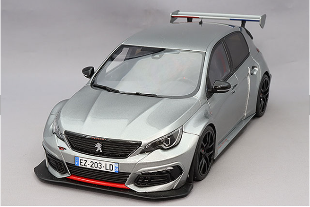 OttO OTM1055 1/18 Peugeot 308 RC byFactory 2020 Silver Resin