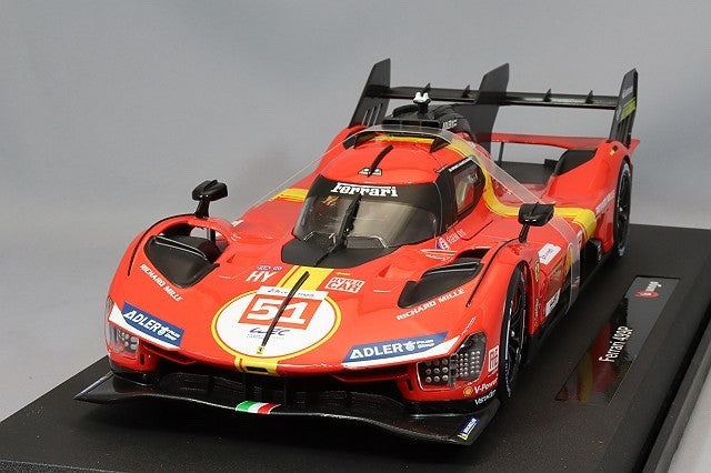 BBURAGO K18-16301-51 1/18 Ferrari 499P Le Mans 24H 2023 Winner #51 AF Corse