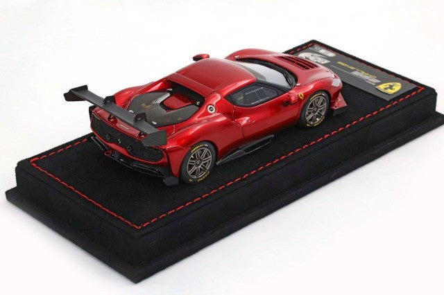 BBR BBRC293C 1/43 Ferrari 296 Challenge 2023 Rosso Fuoco Alcantara Limited 24pc