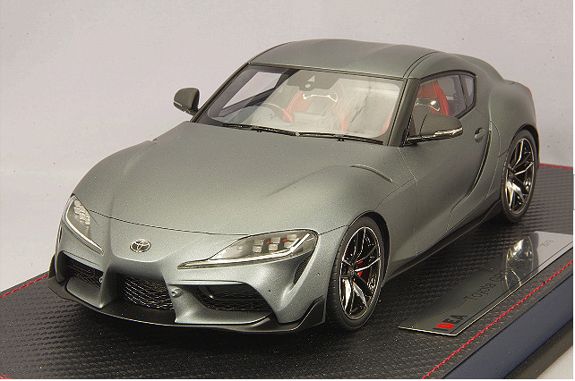 Make Up IDEA IM039A 1/18 Toyota GR Supra RZ 2019 Matte Storm Gray Metalic