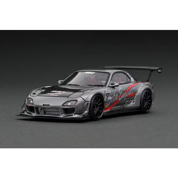ignition model IG3018 — 1/43 FEED Afflux GT3 (FD3S) Gun Metallic (Resin)