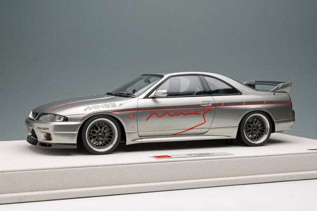 EIDOLON EML179A 1/18 Mine's Skyline GT-R(BCNR33) Sonic Silver Limited 120pcs