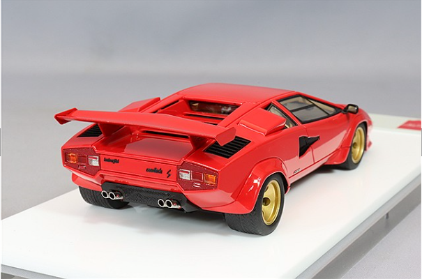 Make Up EIDOLON EM432M 1/43 Lamborghini Countach LP400S 1980 Rear Wing Red