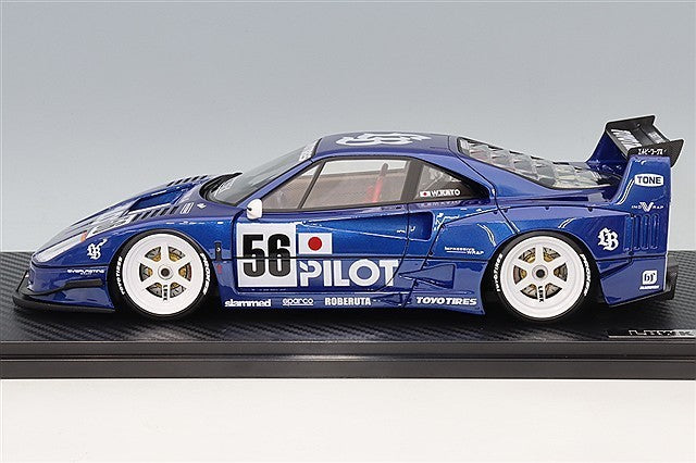 Ignition Model IG3753 1/18 LB-WORKS 40 Blue Metallic Resin