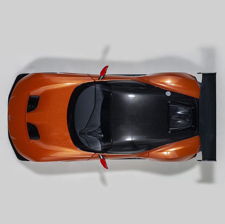 AUTOart 70264 1/18 Aston Martin Vulcan Metallic Orange Diecast Model Car