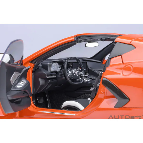 AUTOart 71283 1/18 Chevrolet Corvette C8 Stingray Z51 Orange Diecast