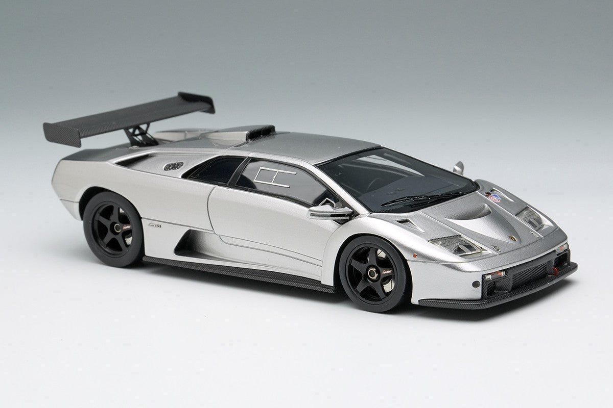 Make Up EIDOLON EM786D 1/43 Lamborghini Diablo GTR 1999 Silver Resin