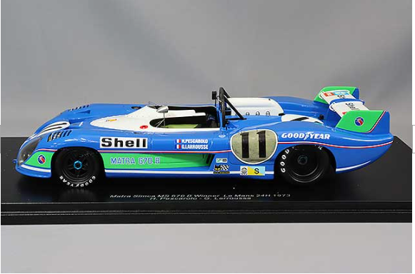 Spark S18LM73 1/18 Matra-Simca MS670B Le Mans Winner 1973 #11 Multi Resin