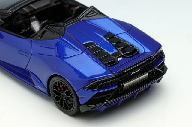 EIDOLON EM523A 1/43 Lamborghini Huracan EVO Spyder 2019 Blu Sideris Ltd 100pcs