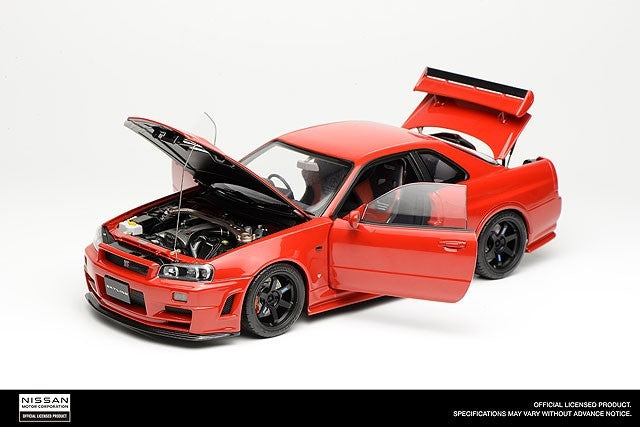 MOTORHELIX FS-M83411 1/18 Nissan Skyline GT-R R34 Active Red