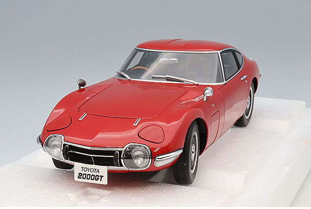 AUTOart 79547 1/18 Toyota 2000GT 1967 Red Composite Renewed Reissue