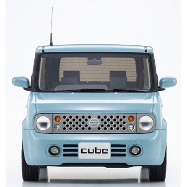Kyosho KSR18060AB - 1/18 Nissan Cube Air Blue [Resin Cast Mini Car]