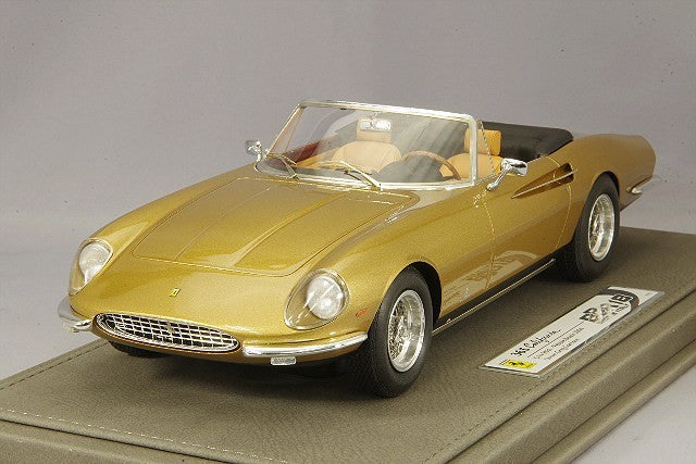 BBR BBRCARS1816A 1/18 Ferrari 365 California Gold Resin